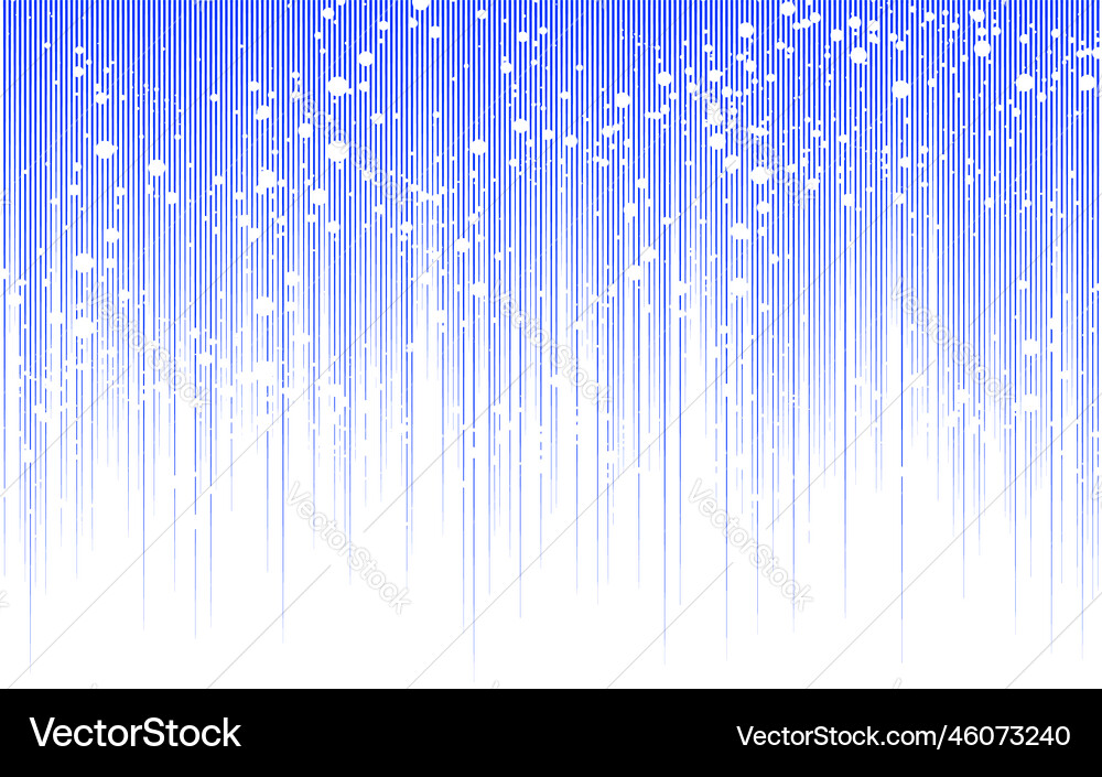 Blue top-to-bottom effect line with splashes Blue top-to-bottom effect line with splashes vector image