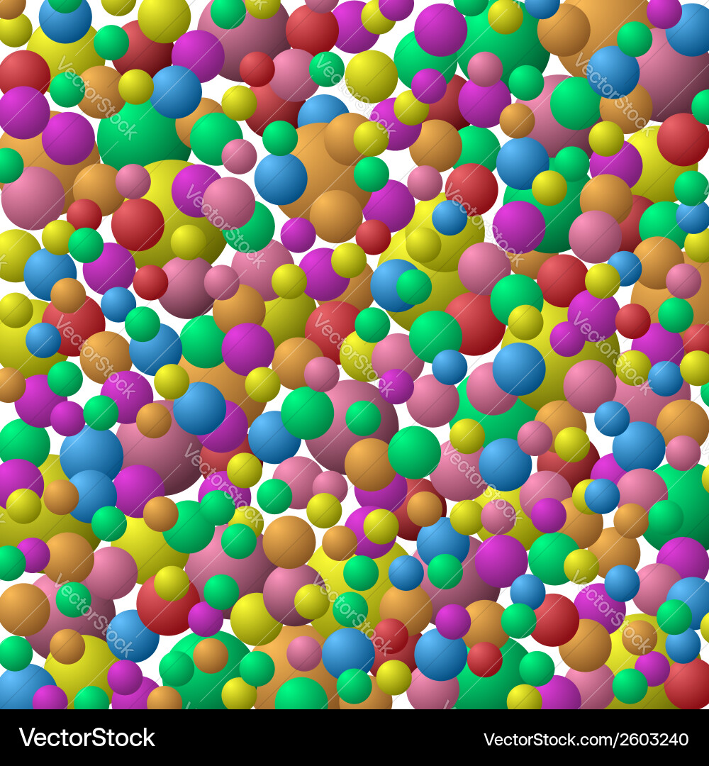 Colorful balls Royalty Free Vector Image - VectorStock