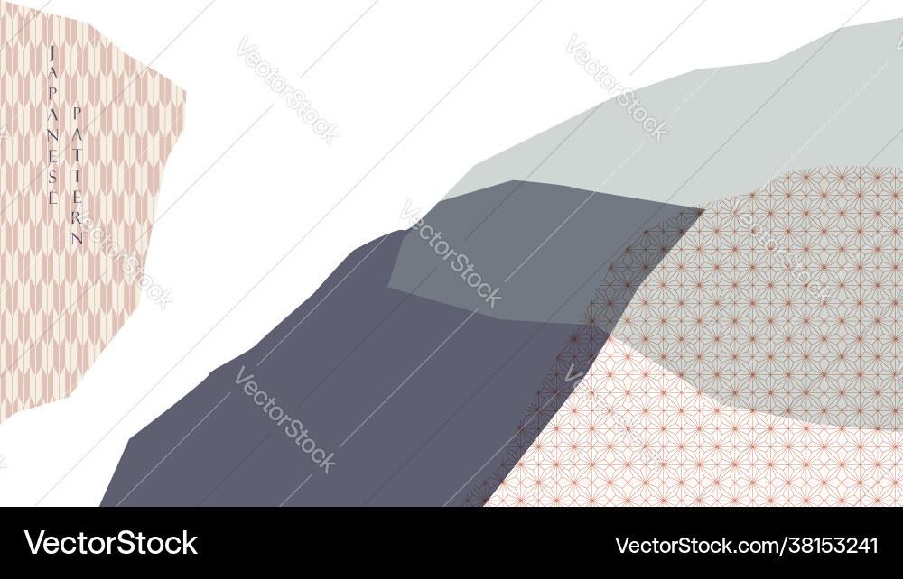 Abstract art background with geometric pattern Vector Image