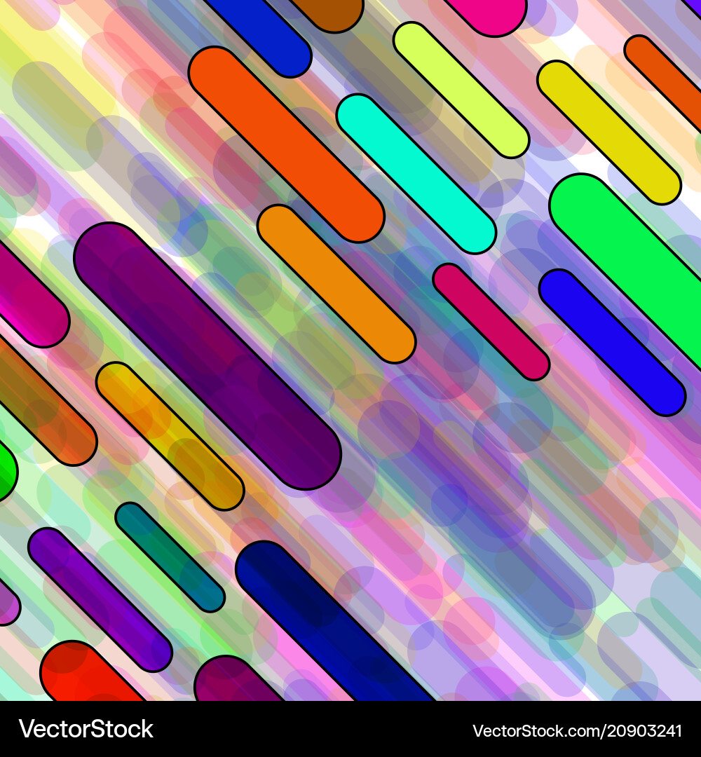 Abstract background with colorful geometric lines vector image