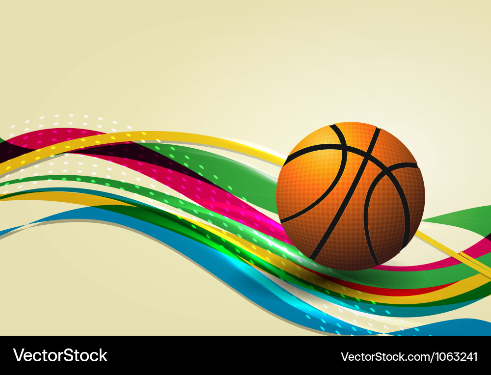 Basketball playoff ball Vector Image