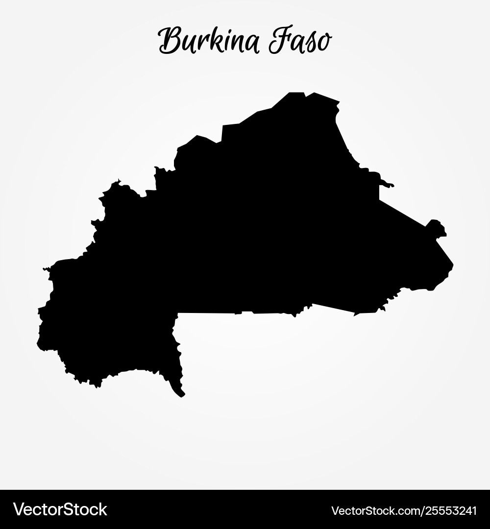 Map burkina faso Map burkina faso vector image