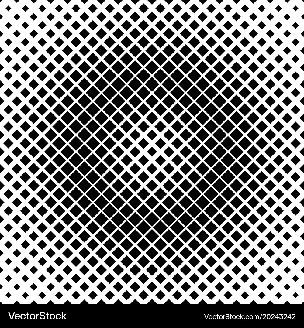Geometric abstract halftone square pattern vector image