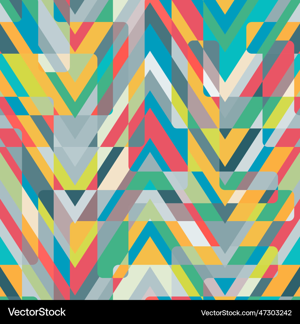 Retro Zigzag Pattern vector image