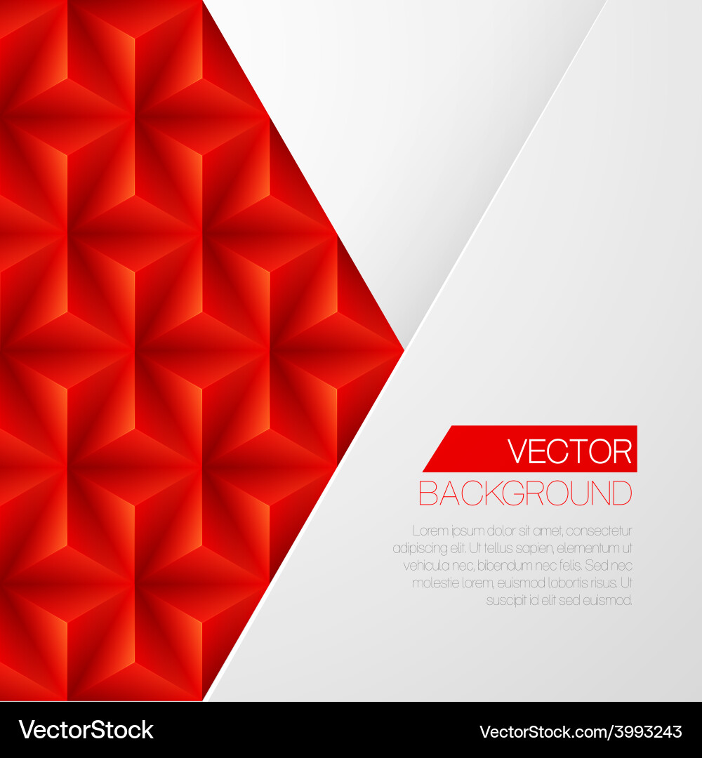 3d triangular background Vector Image