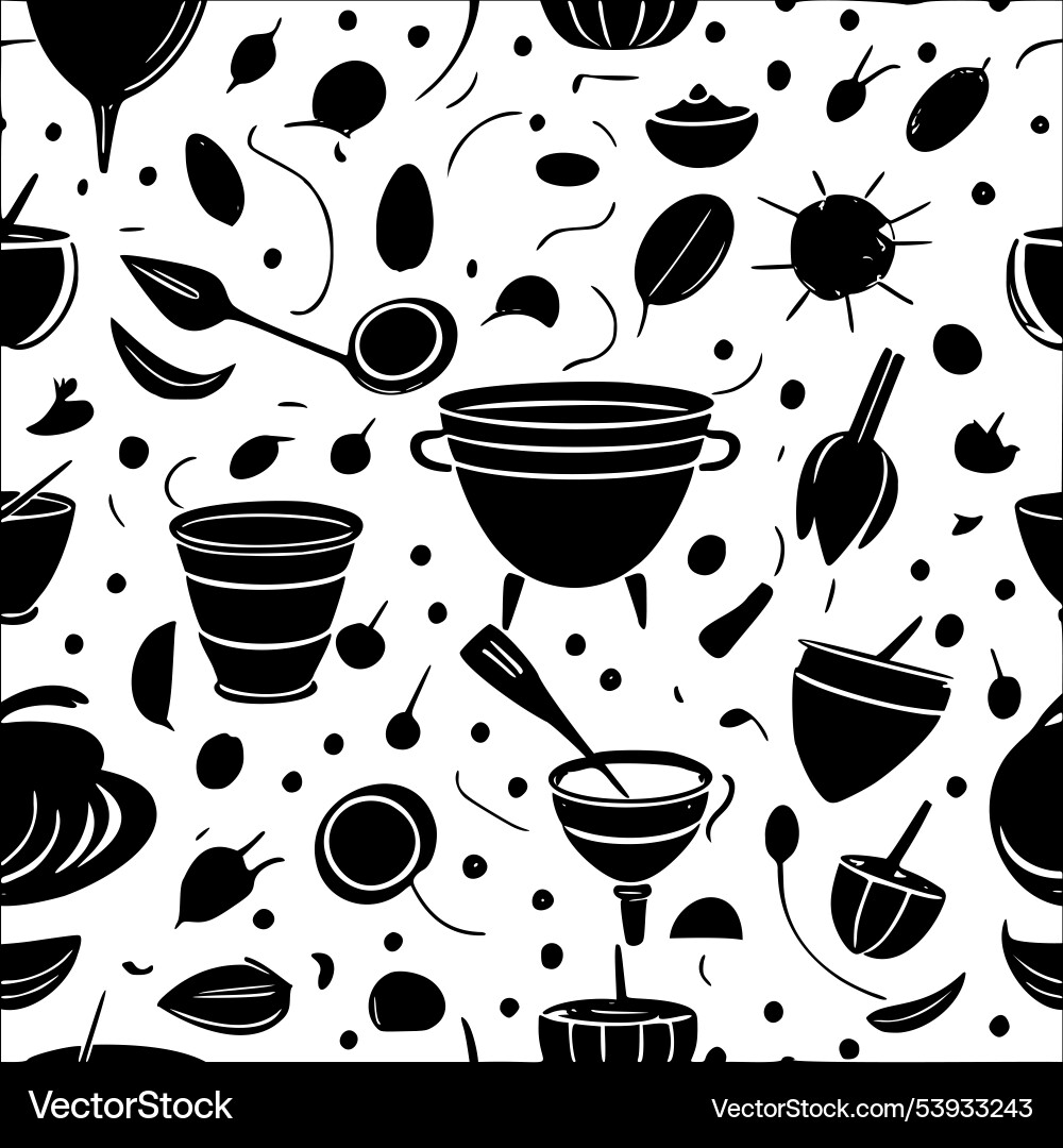 Cauldron abstract pattern seamless Cauldron abstract pattern seamless Vector Image