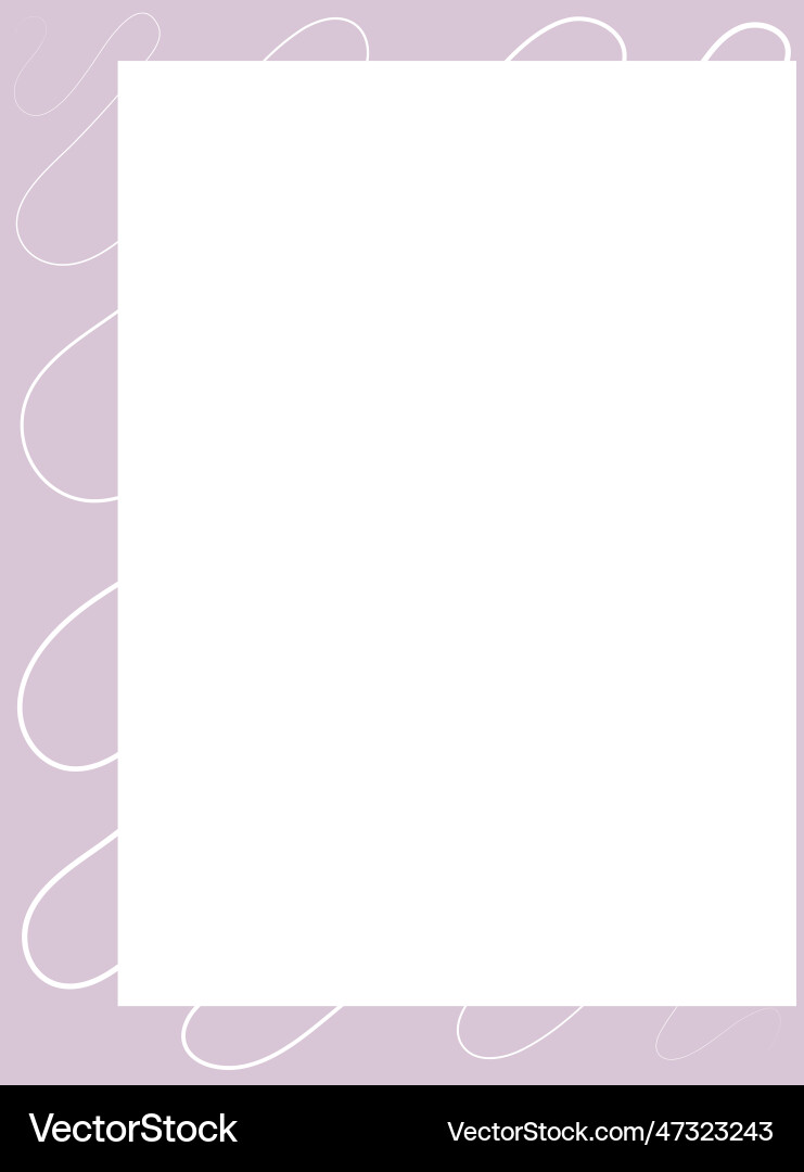 Rectangular frame on a white background Vector Image