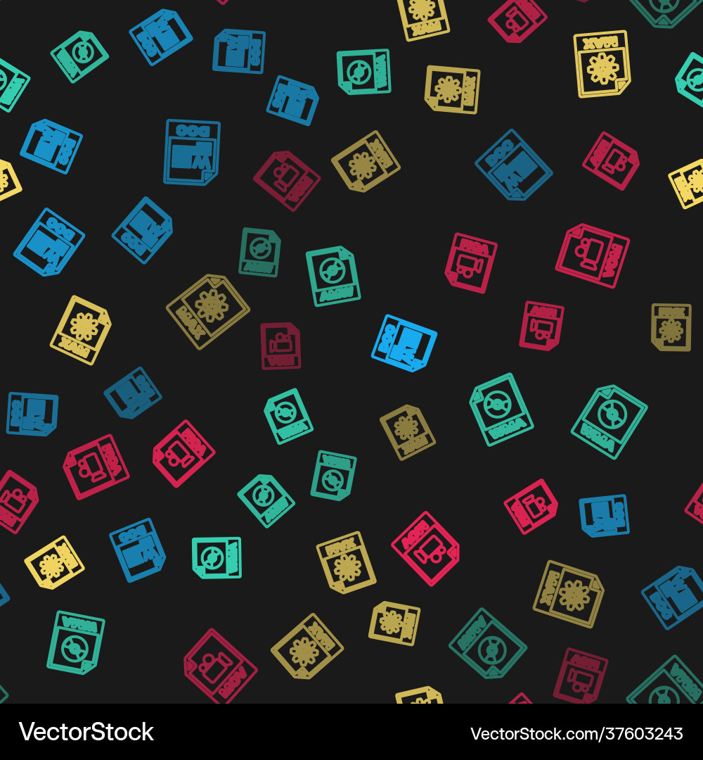 Set line doc file document wma max and mov Set line doc file document wma max and mov vector image