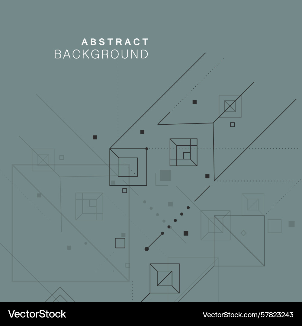Triangle and rectangular square shapes with dots Triangle and rectangular square shapes with dots vector image