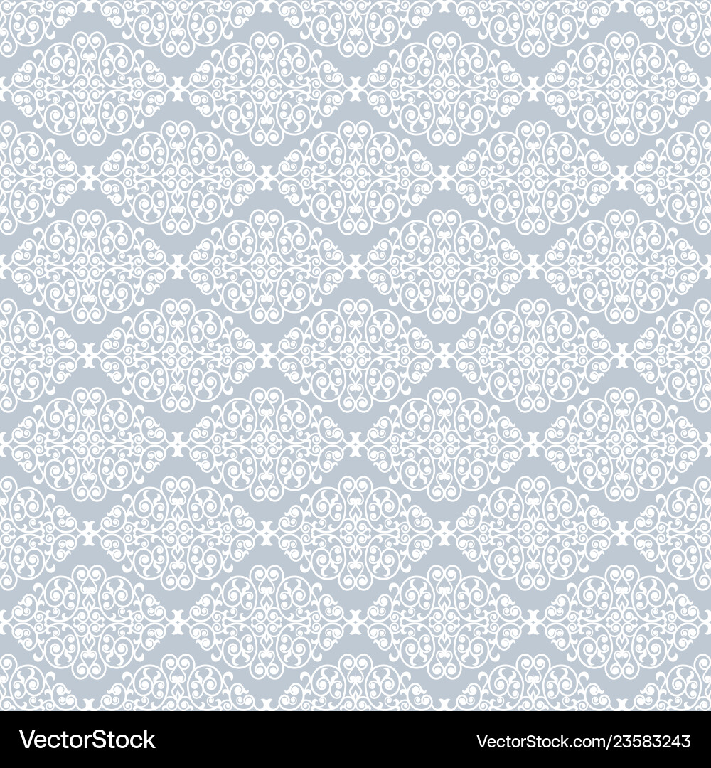 White openwork pattern vector image