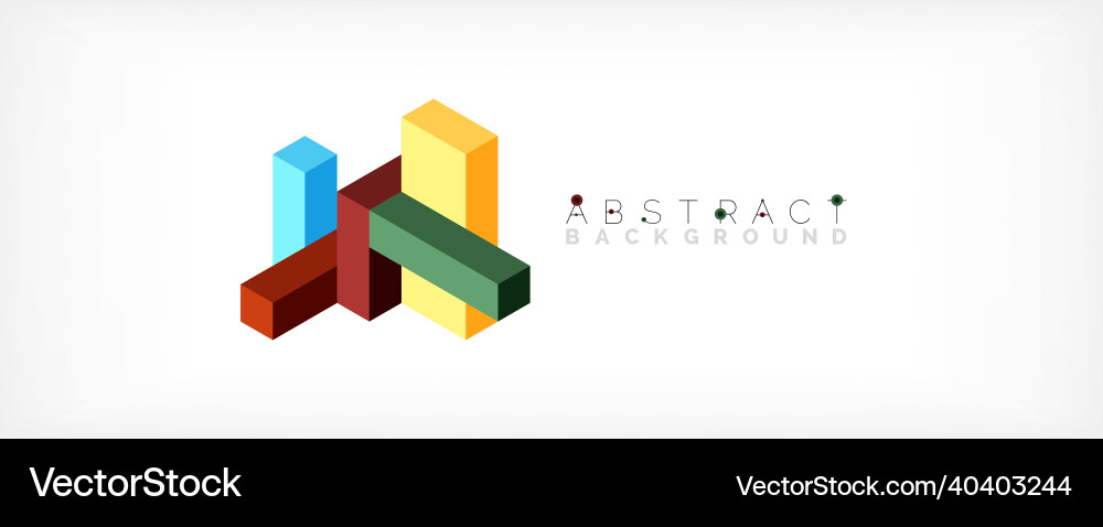 Abstract background 3d cubes cubic elements Abstract background 3d cubes cubic elements vector image