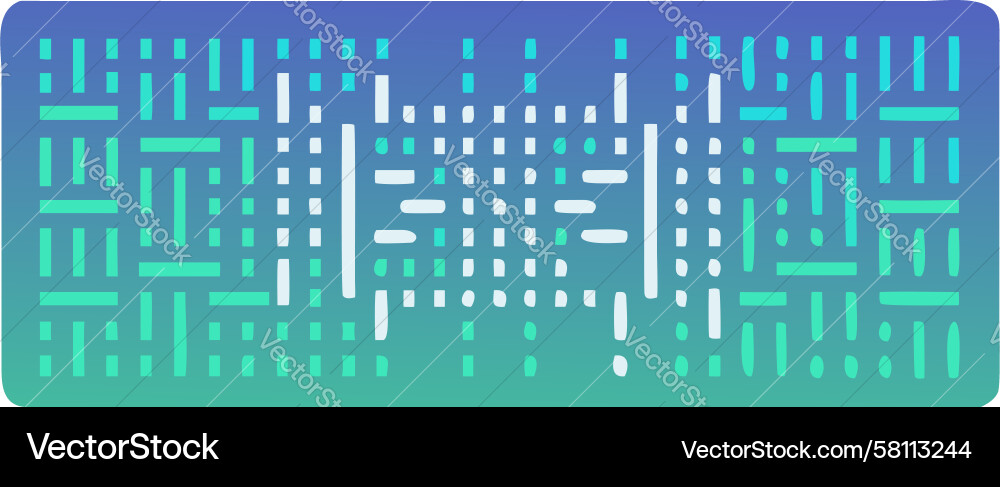Digital Grid Pattern - Matrix Texture Vector Image