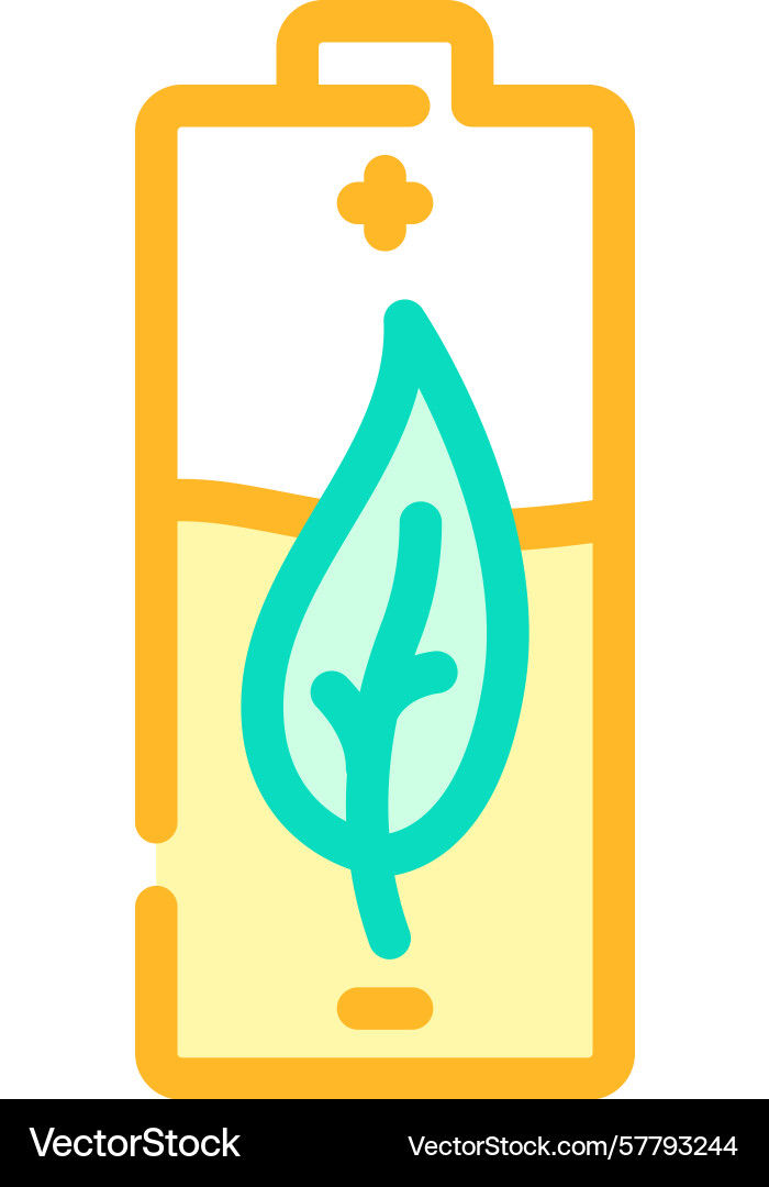 Power saving mode color icon Vector Image