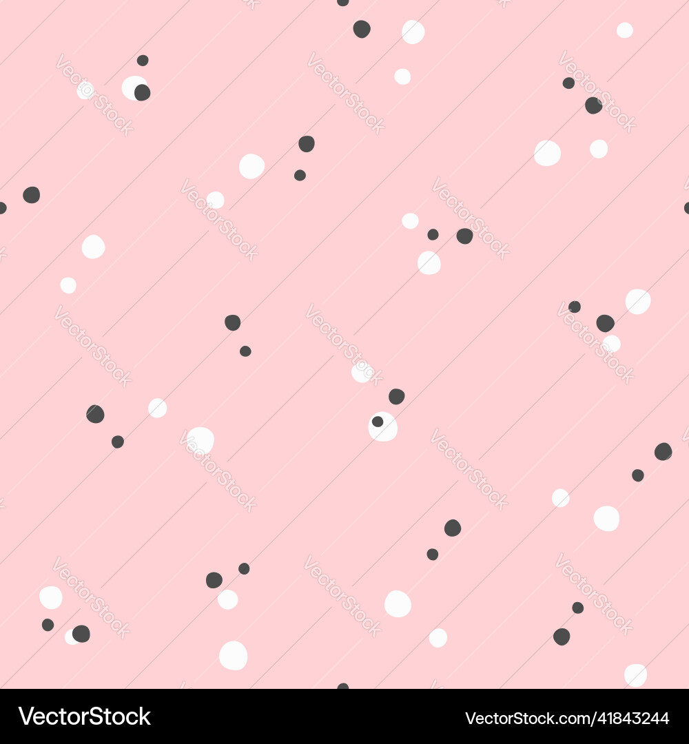 Scattered small dots cute seamless pattern simple Scattered small dots cute seamless pattern simple Vector Image