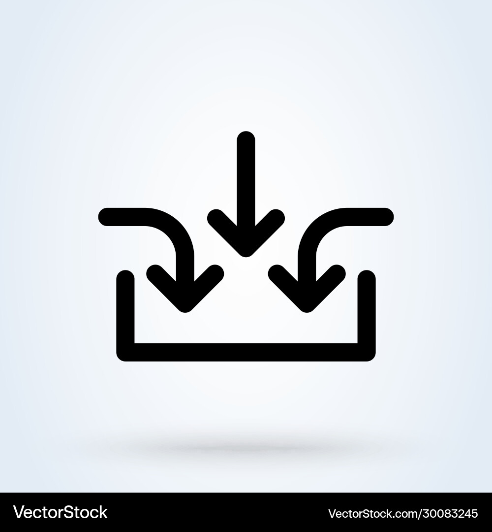 Business multiple inputs icon aggregate Business multiple inputs icon aggregate vector image
