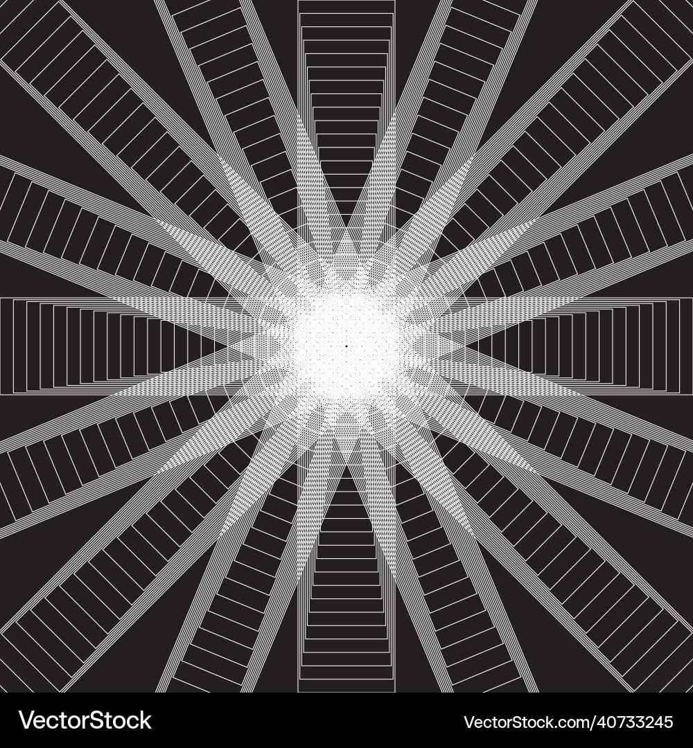 Circular geometry design element Circular geometry design element vector image