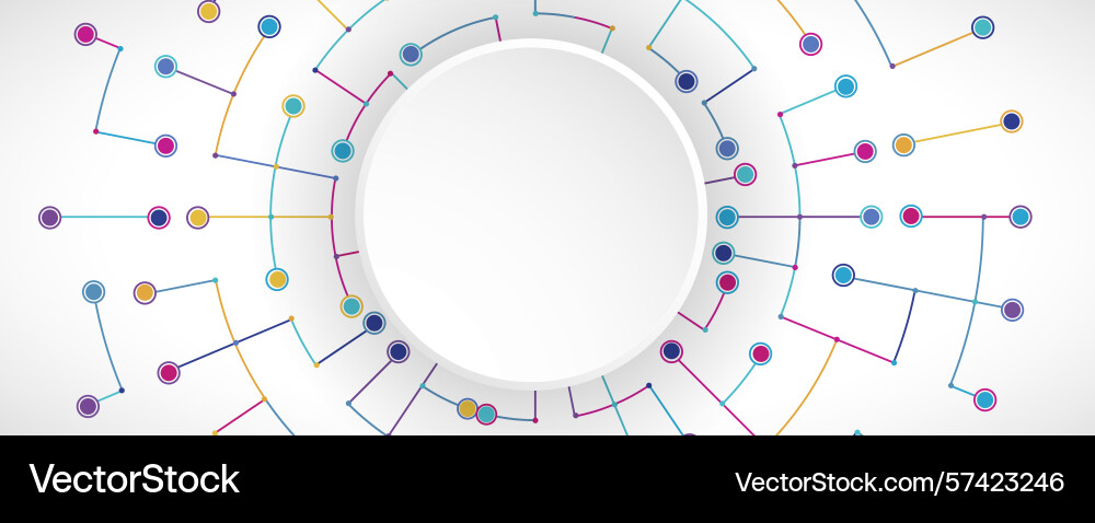 Abstract circuit board electronics technology Vector Image