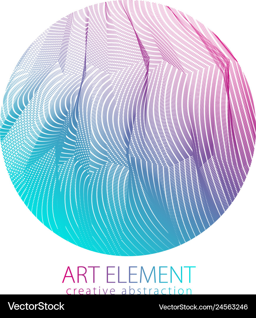 Design artistic element of great lines surface Design artistic element of great lines surface vector image