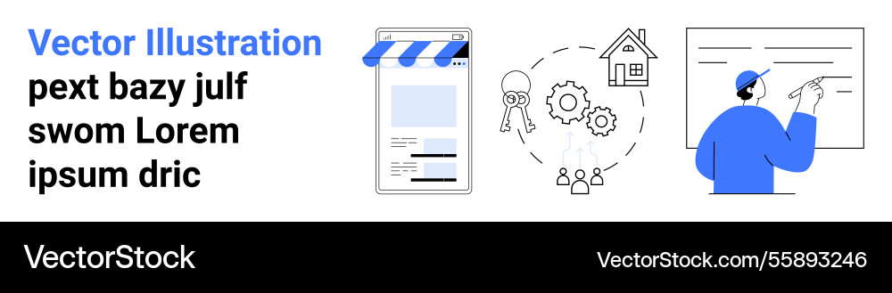 E-commerce growth workflow automation E-commerce growth workflow automation vector image