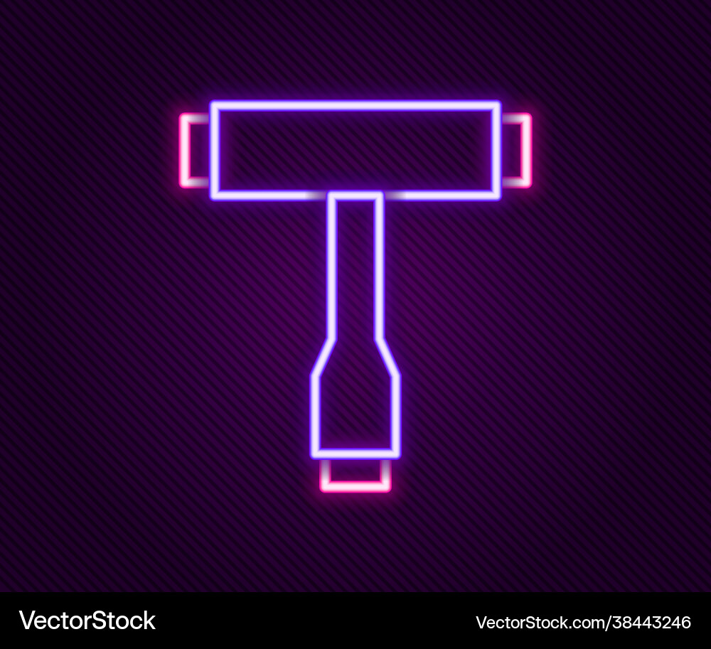 Glowing neon line multi-function all-in-one Glowing neon line multi-function all-in-one vector image