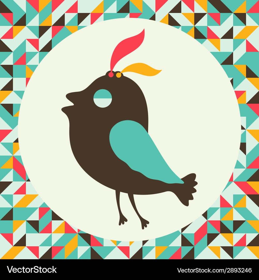 Retro pattern - set 28 vector image