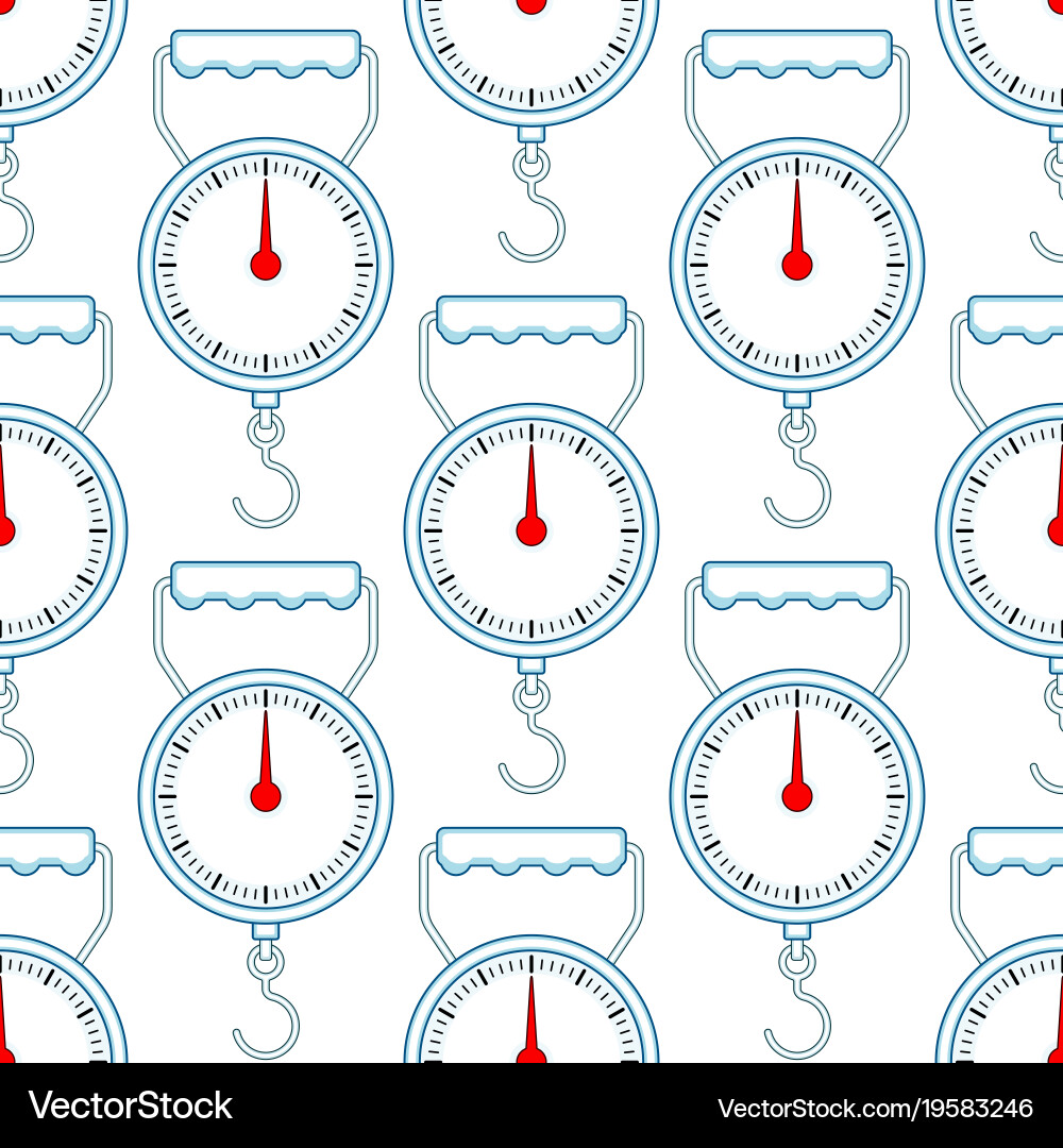 Spring scale pattern Vector Image
