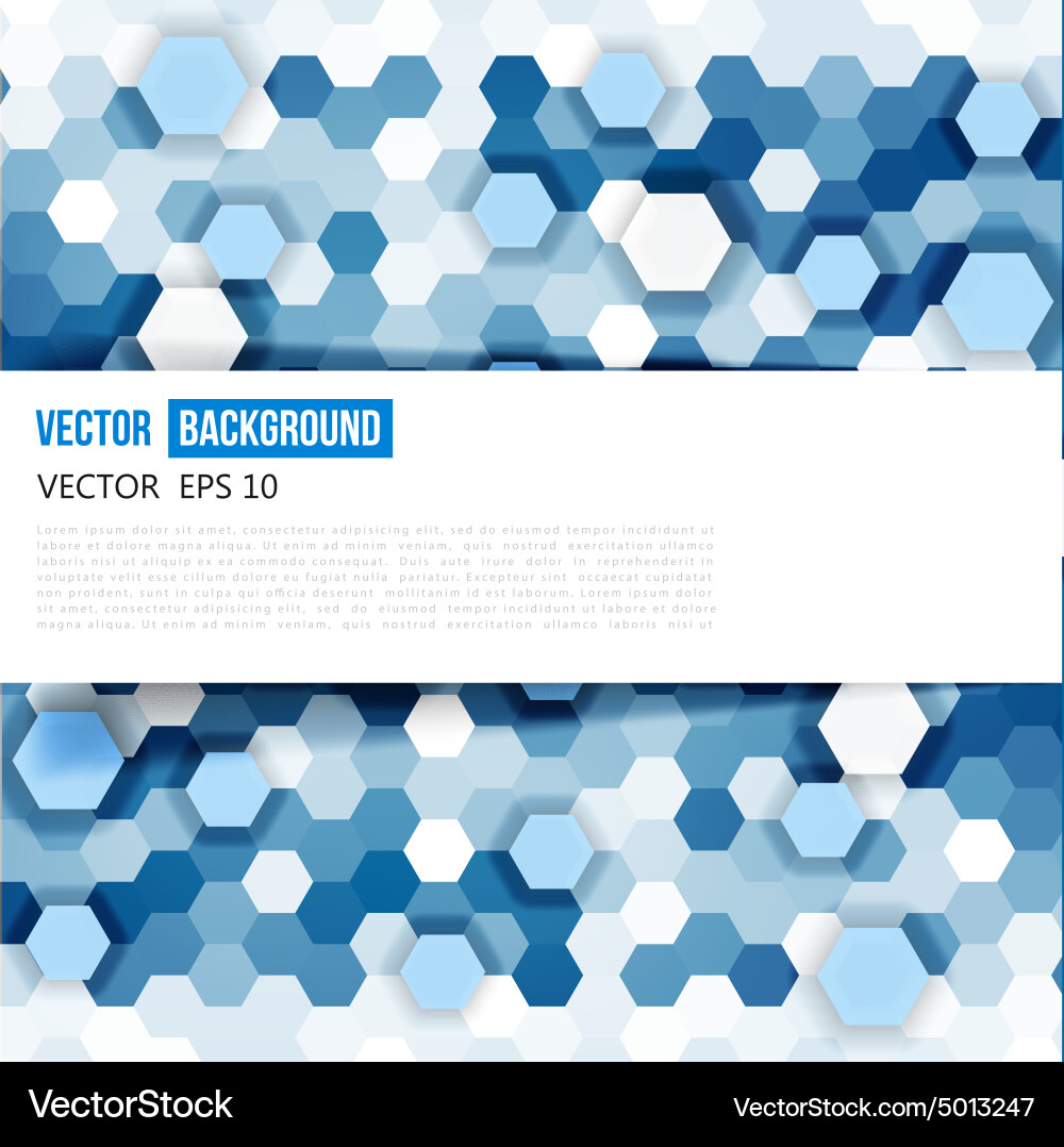 Abstract color 3d hexagonal vector image