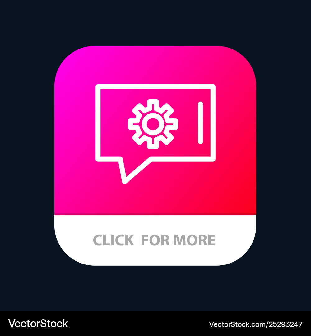 Chat preferences setting support mobile Chat preferences setting support mobile Vector Image