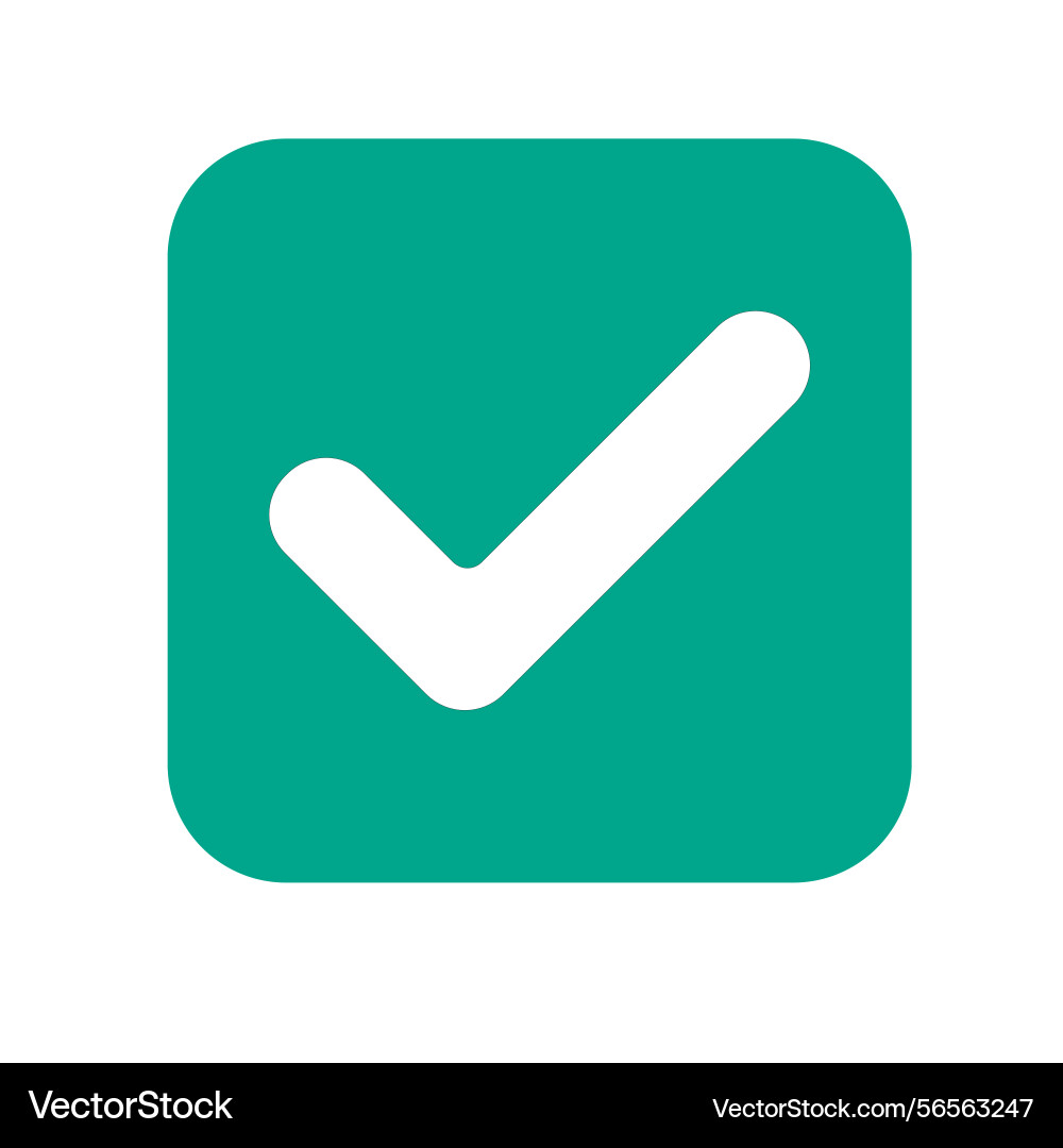 Check mark Vector Image