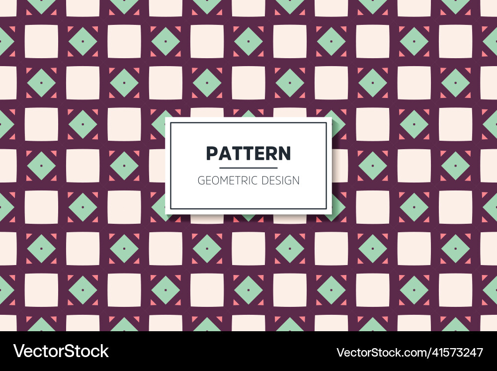 Seamless geometric pattern with colorful elements Seamless geometric pattern with colorful elements Vector Image