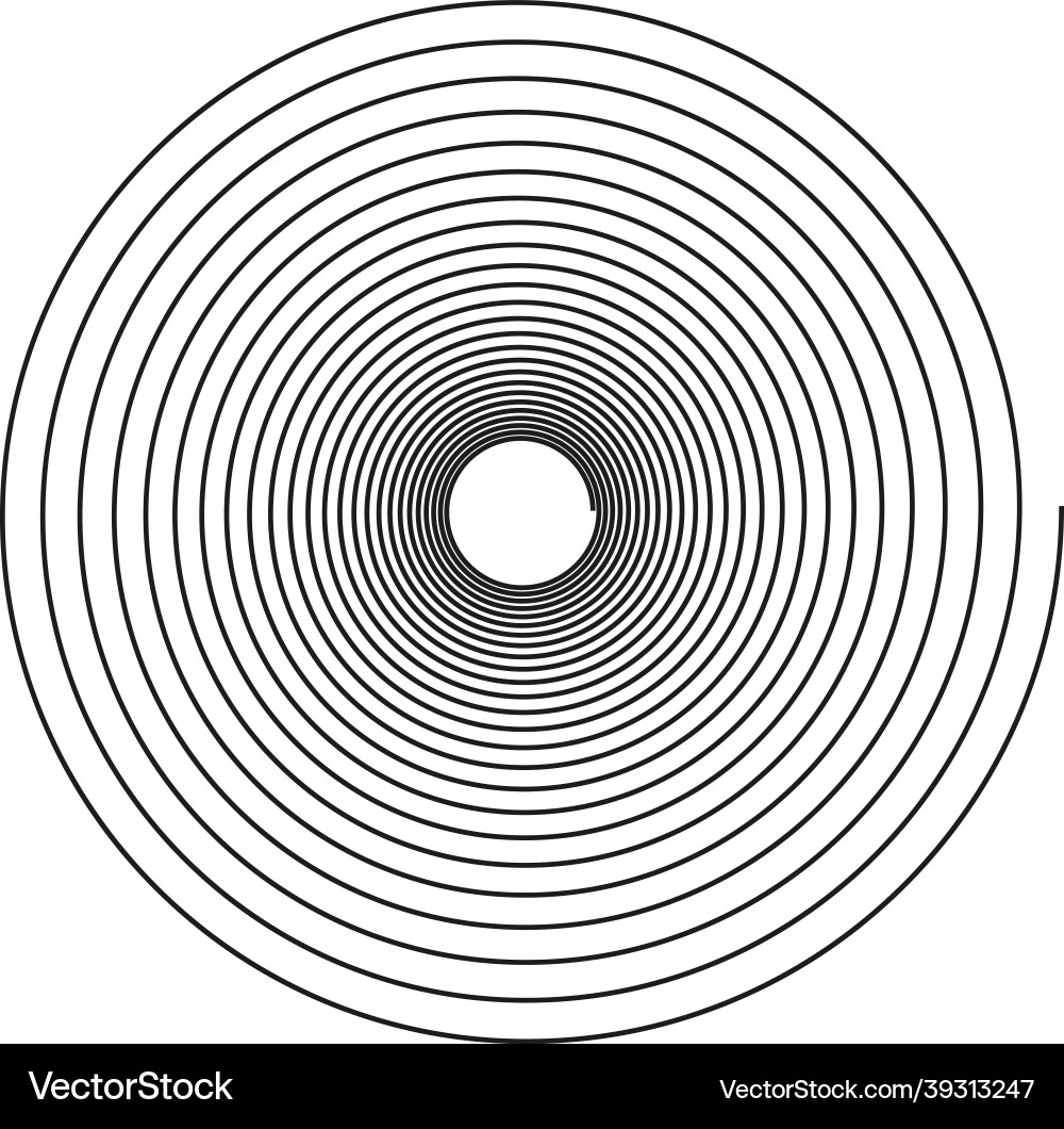 Spiral with radial rays twirl twisted effect Spiral with radial rays twirl twisted effect vector image