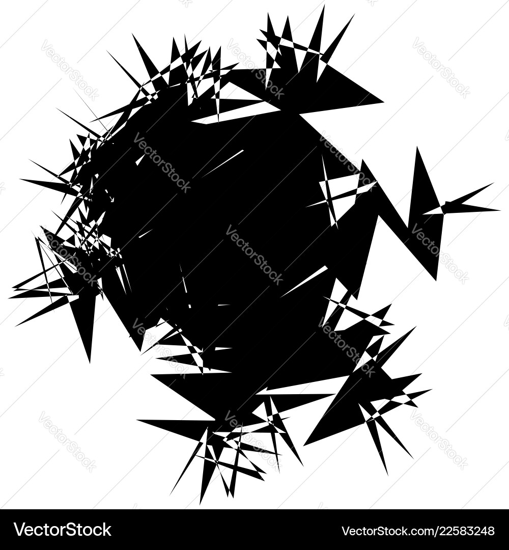 Abstract blot splatter like random shape black Abstract blot splatter like random shape black vector image