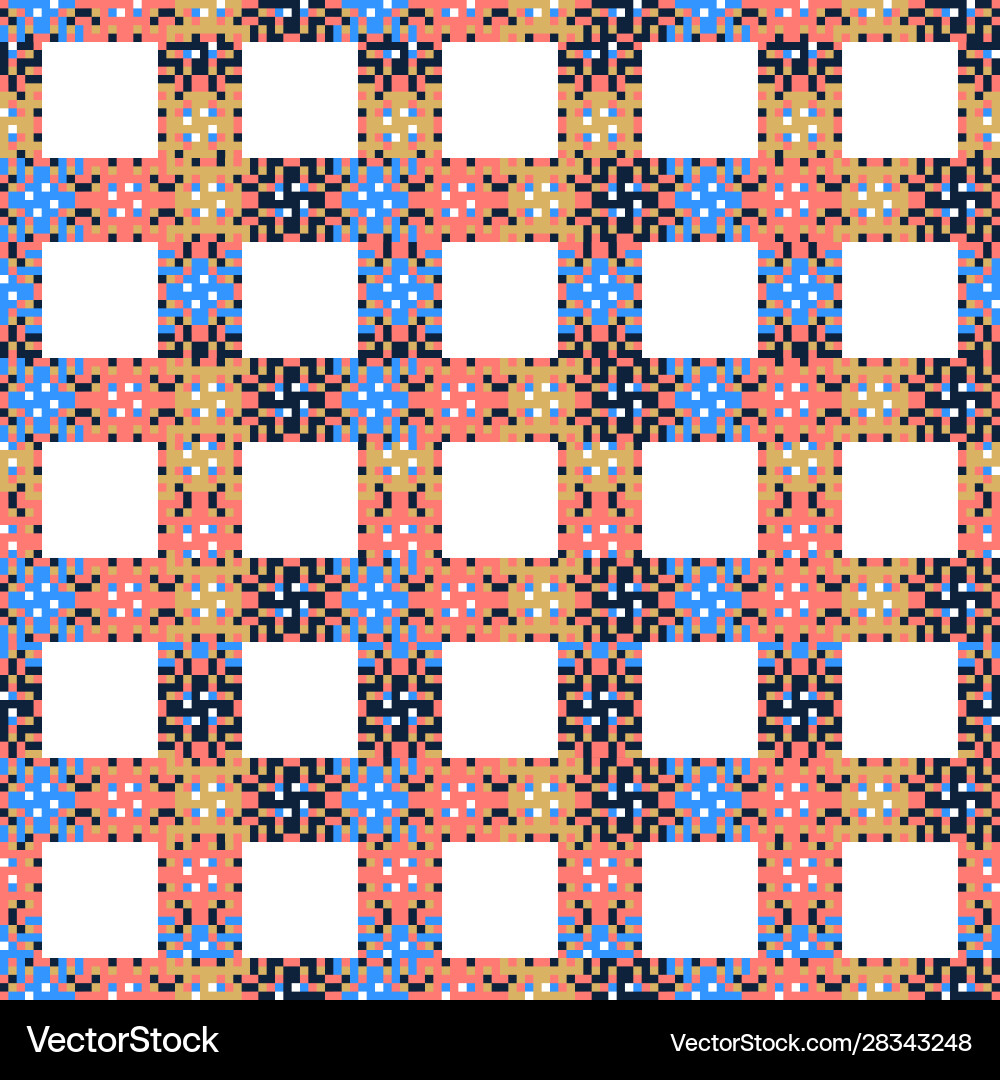 Abstract multicolored pixels squares textured Abstract multicolored pixels squares textured Vector Image