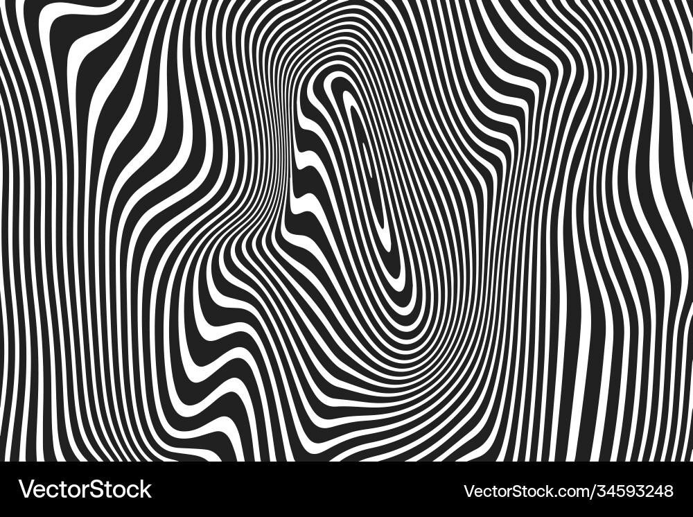 Abstract pattern wavy curve lines ripple black Abstract pattern wavy curve lines ripple black vector image