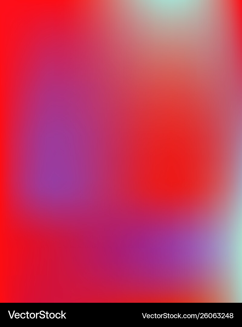 Gradient mesh painted in different colors vector image