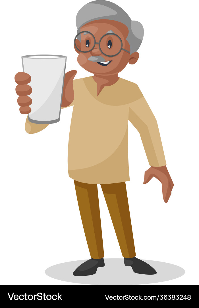 Old man cartoon Royalty Free Vector Image - VectorStock