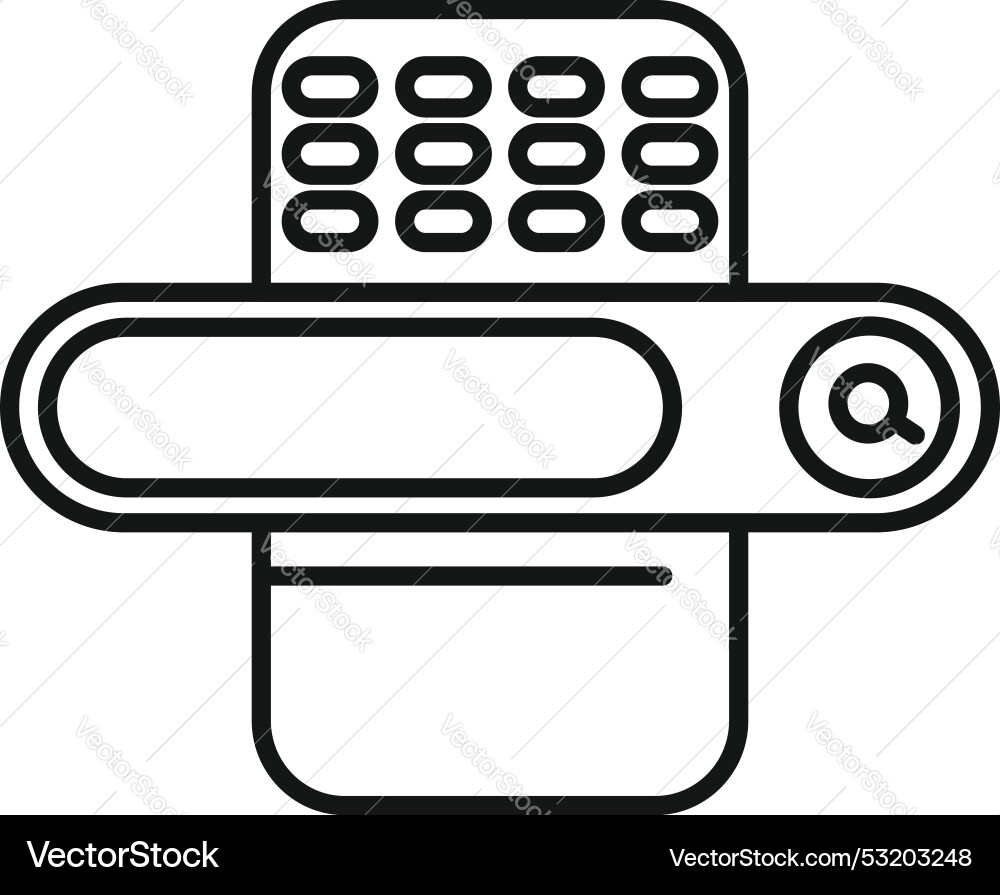 Smartphone showing search bar for user interface Smartphone showing search bar for user interface Vector Image