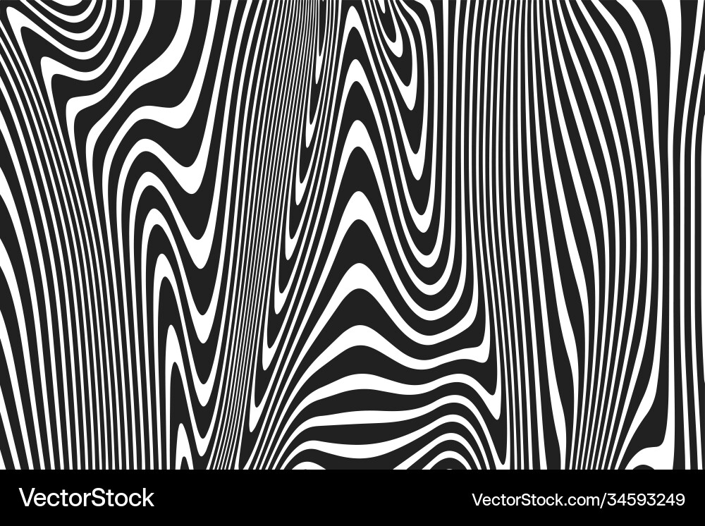 Abstract pattern wavy curve lines ripple black Abstract pattern wavy curve lines ripple black vector image
