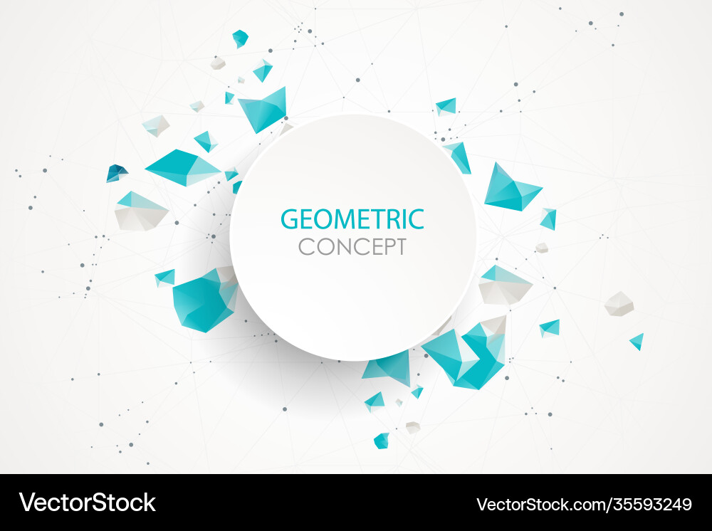 Abstract polygonal background with connecting Abstract polygonal background with connecting vector image