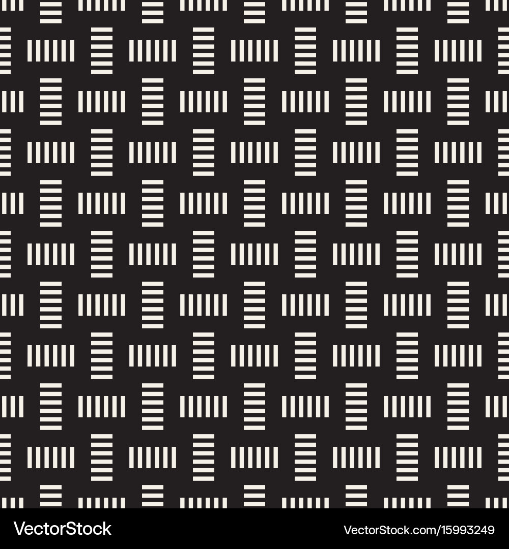 Crosshatch Geometric Pattern vector image