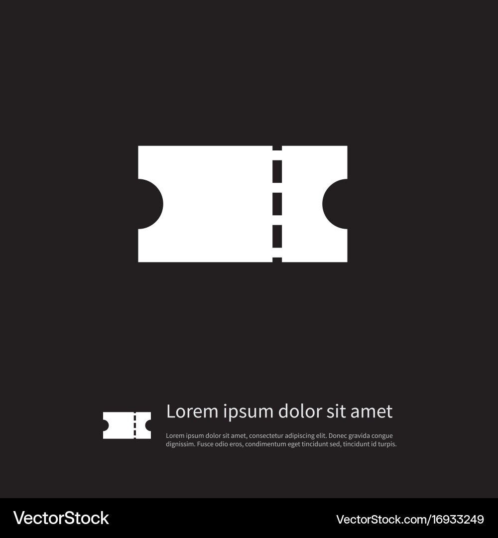 Isolated entry icon pass element can Vector Image