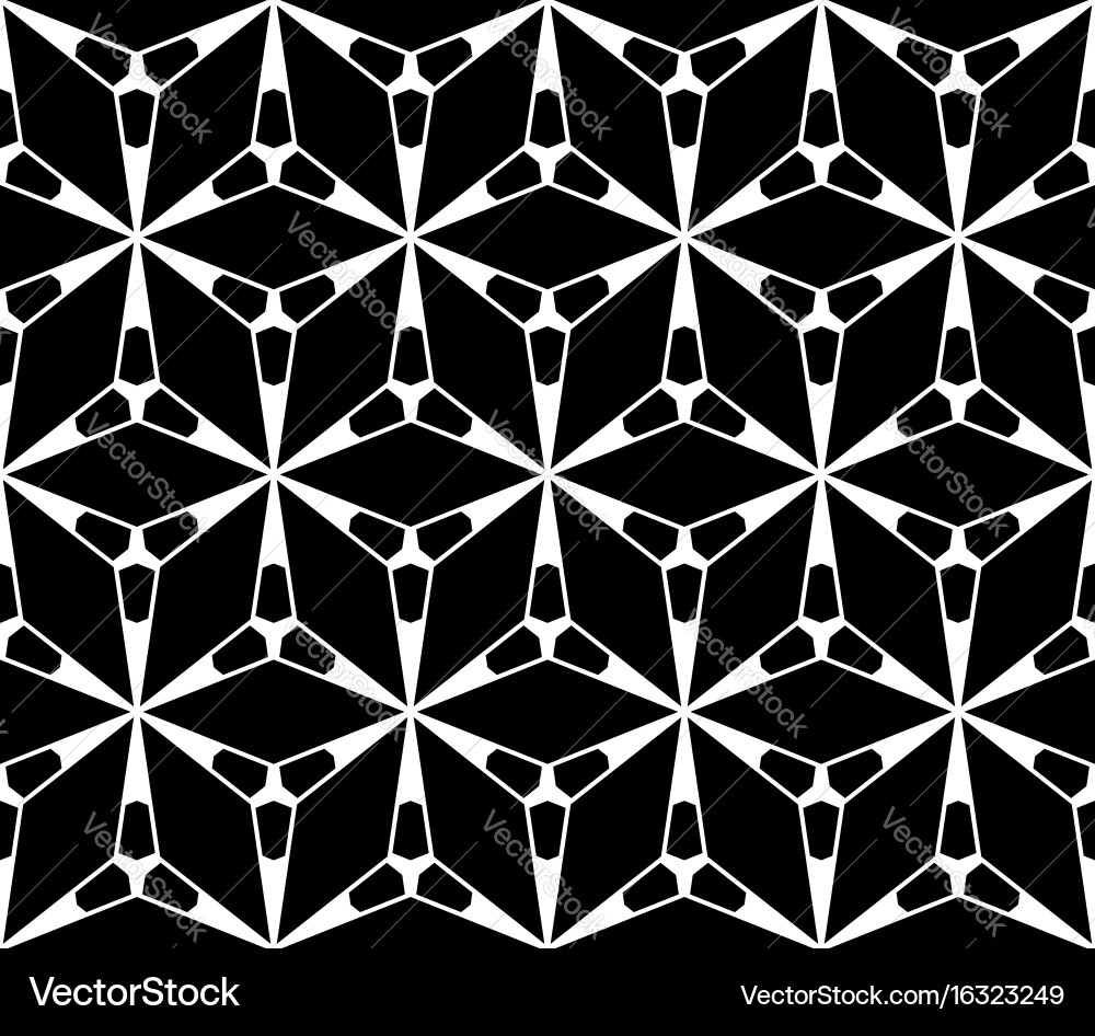 Seamless pattern geometric triangular texture Vector Image