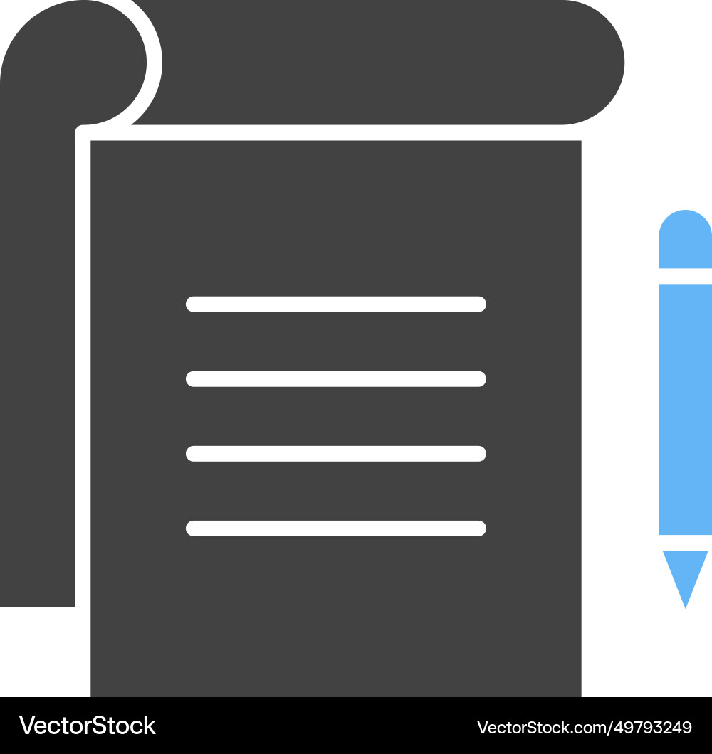 Taking notes icon image vector image