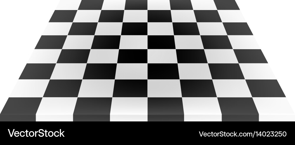 Classic Empty Chessboard Vector Image