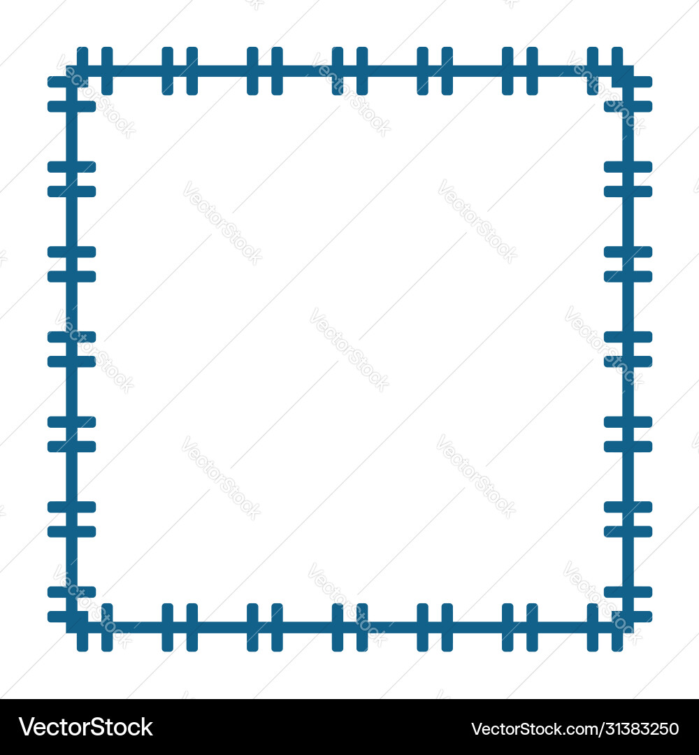Colored frame blank background design blue color Colored frame blank background design blue color vector image