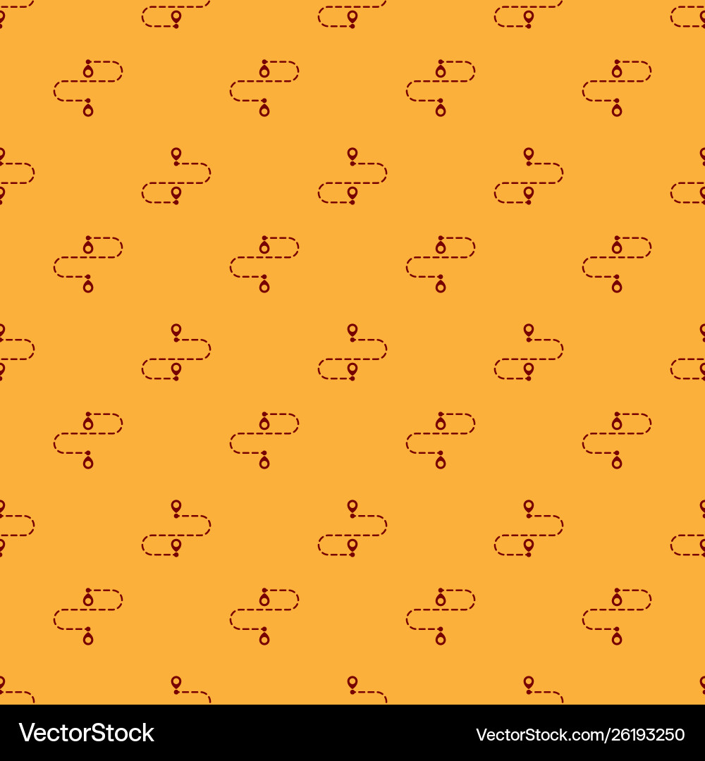 Red route location icon isolated seamless pattern Red route location icon isolated seamless pattern Vector Image