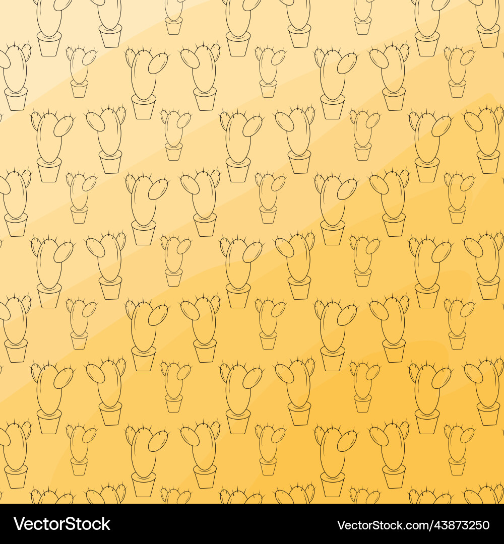 Seamless endless pattern with outline drawing Seamless endless pattern with outline drawing Vector Image