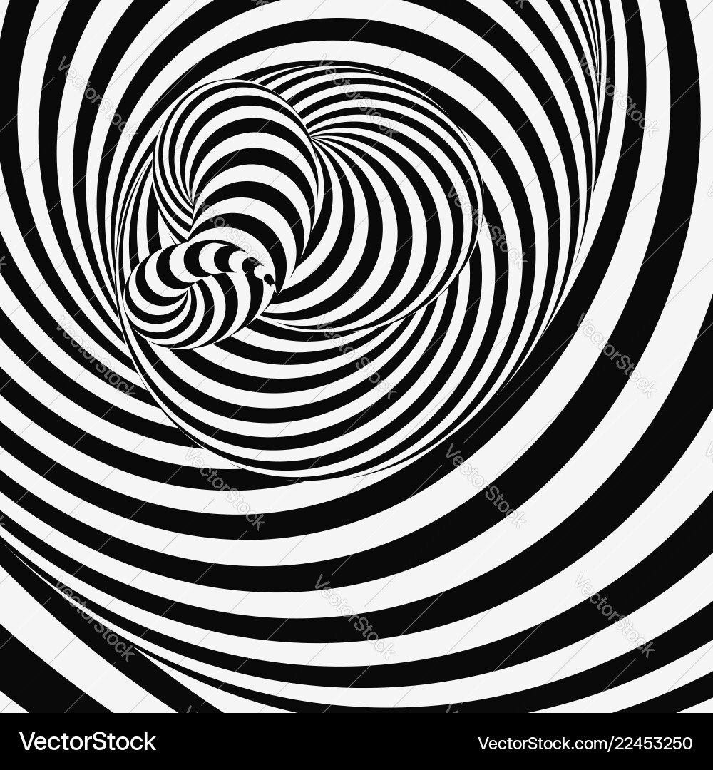 Tunnel abstract 3d pattern with optical Tunnel abstract 3d pattern with optical vector image