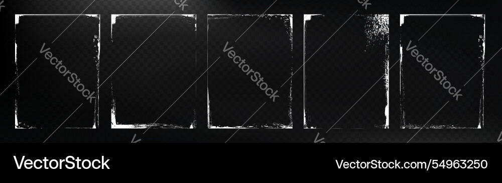 Vintage covers set isolated on black background Vintage covers set isolated on black background vector image