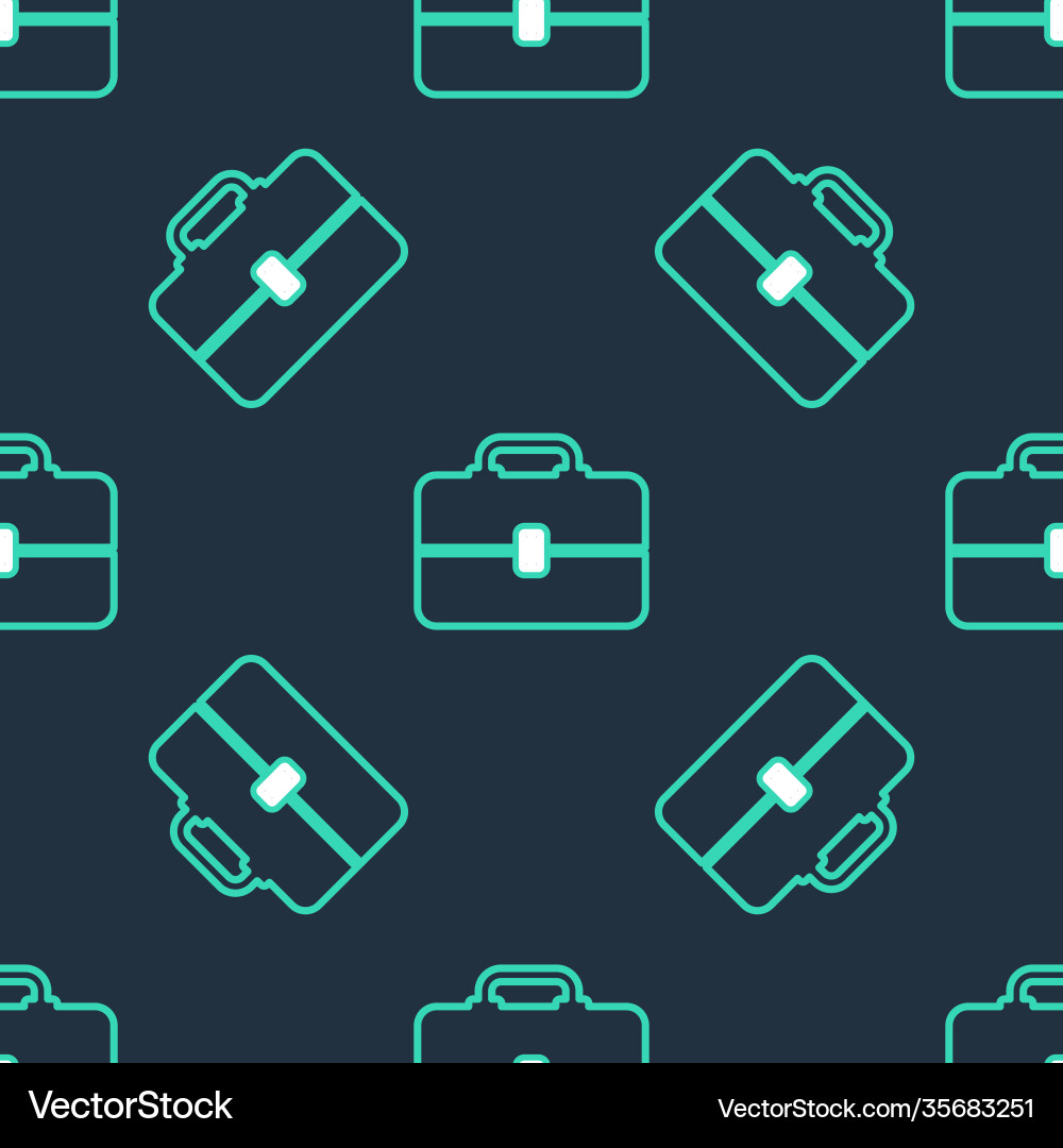 Line toolbox icon isolated seamless pattern Line toolbox icon isolated seamless pattern vector image